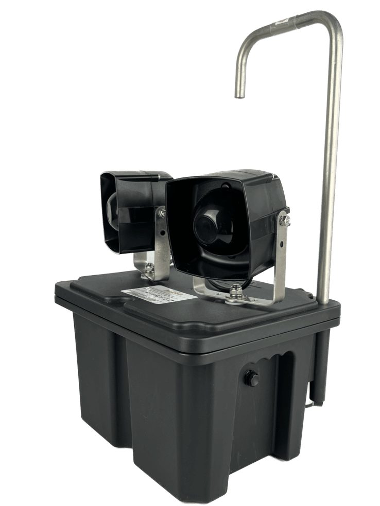 BirdAlert 2.0 Detection-Box mit Mikrofon und Lautsprechern